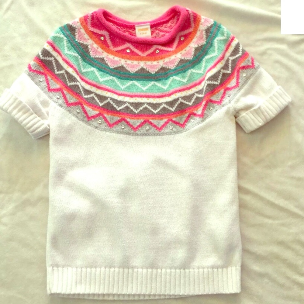 Gymboree Wild For Horses Sequin Chevron Sweater